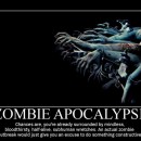 ZOMBIE APOCALYPSE de-motivational poster